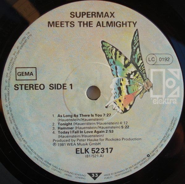 Supermax : Meets The Almighty (LP, Album)