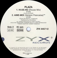 Plaza : Hi-De-Ho (12", Maxi)
