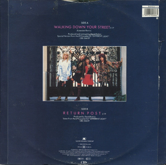 Bangles : Walking Down Your Street (12", Single)