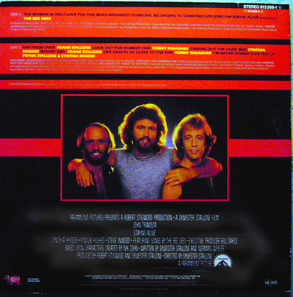 Various : Staying Alive (The Original Motion Picture Soundtrack) (LP, Album)