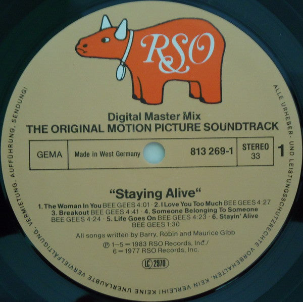 Various : Staying Alive (The Original Motion Picture Soundtrack) (LP, Album)