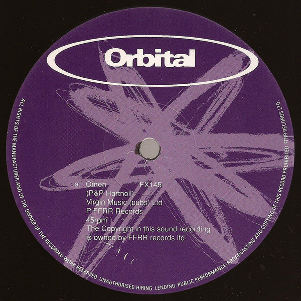 Orbital : Omen (12", Single)