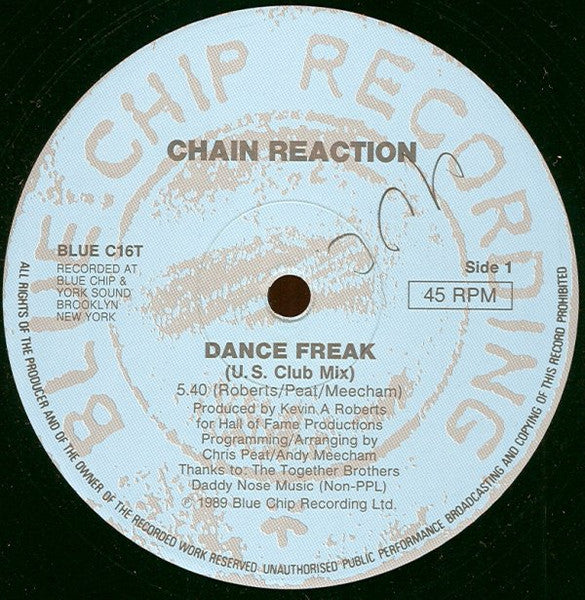 Chain Reaction : Dance Freak (12")