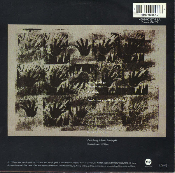 Peter Cornelius + Michael Cretu : Rettungsringe Sterben Aus (7", Single)