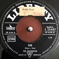 Del Shannon : She (7", Single)