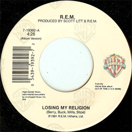 R.E.M. : Losing My Religion (7", Single)