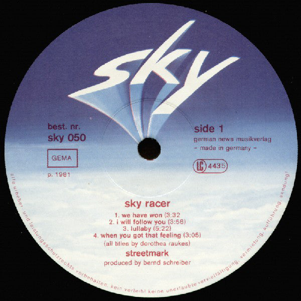Streetmark : Sky Racer (LP, Album)