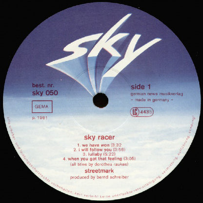 Streetmark : Sky Racer (LP, Album)
