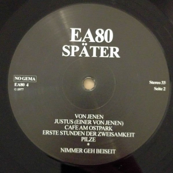 EA80 : 2 Takte Später (LP, Album, RE)