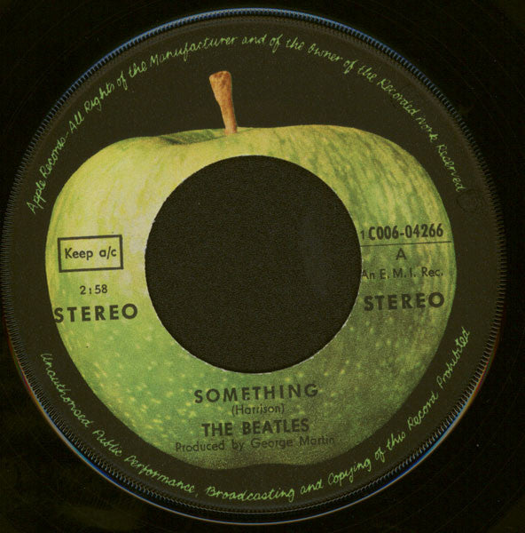 The Beatles : Something / Come Together (7", Single)