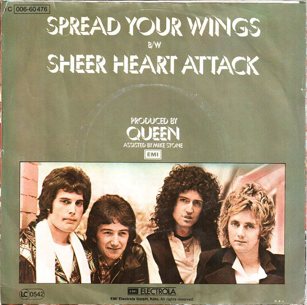 Queen : Spread Your Wings B/W Sheer Heart Attack (7", Single)