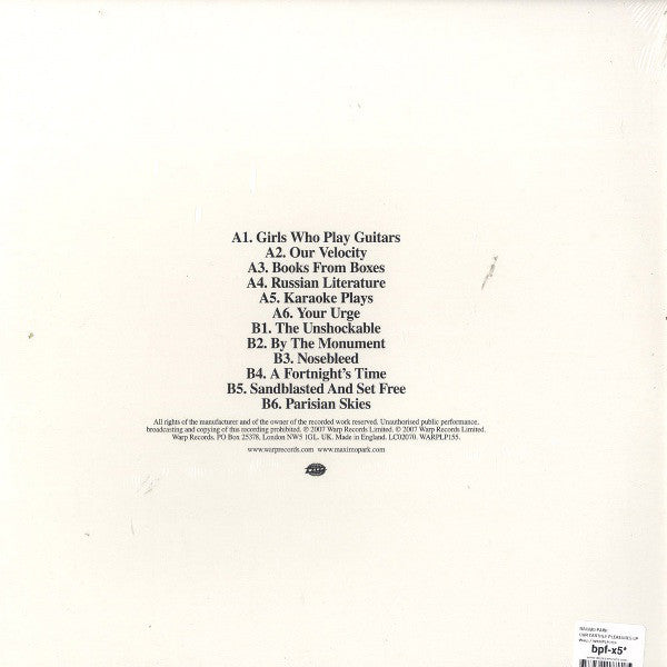 Maxïmo Park : Our Earthly Pleasures (LP, Album)