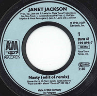 Janet Jackson : Nasty (7", Single)