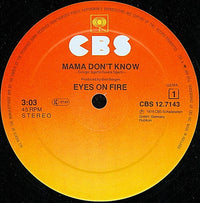 Eyes On Fire : Mama Don't Know / Jumping Jack (12", Maxi, Ltd)