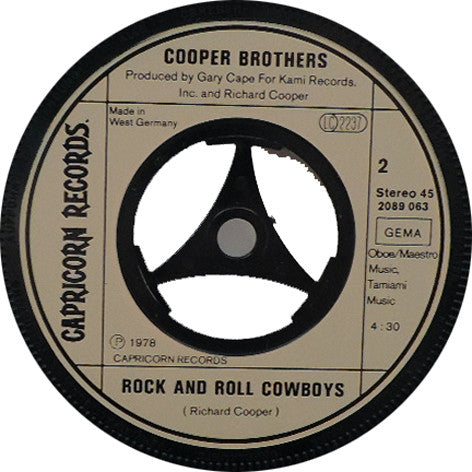Cooper Brothers : The Dream Never Dies (7")