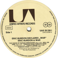 Eric Burdon & War : Eric Burdon Declares “War” (LP, Album, RE)