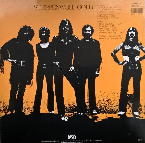 Steppenwolf : Gold (Their Great Hits) (LP, Comp, RE)