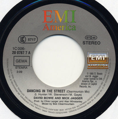 David Bowie And Mick Jagger : Dancing In The Street (7", Single)