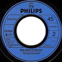The New Seekers : Never Ending Song Of Love / Beg, Steal Or Borrow (7", Single)