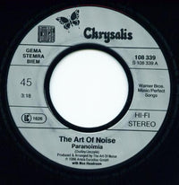 The Art Of Noise With Max Headroom : Paranoimia (7", Single)