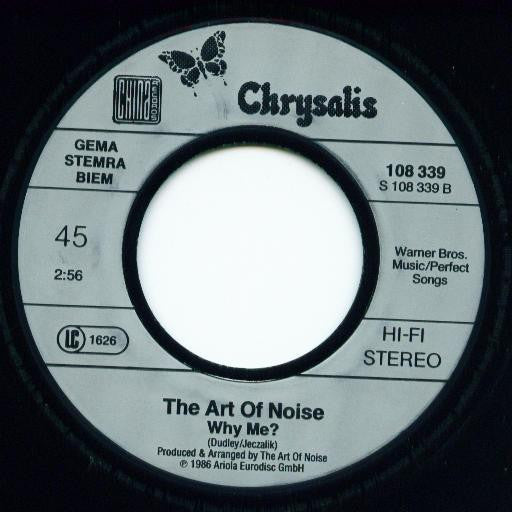 The Art Of Noise With Max Headroom : Paranoimia (7", Single)