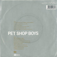 Pet Shop Boys : Opportunities (Let's Make Lots Of Money) (7", Single)