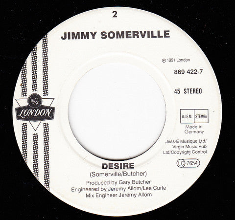 Jimmy Somerville : Run From Love (7", Single)