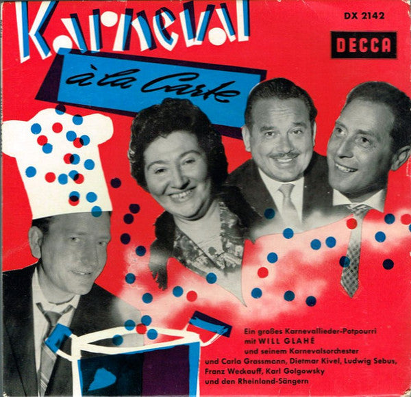 Will Glahé : Karneval À La Carte (7", EP)