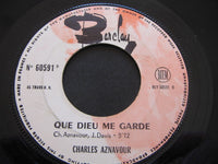 Charles Aznavour : Isabelle / Que  Dieu Me Garde (7")