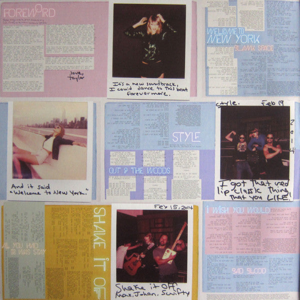 Taylor Swift : 1989 (2xLP, Album, RE, Rai)