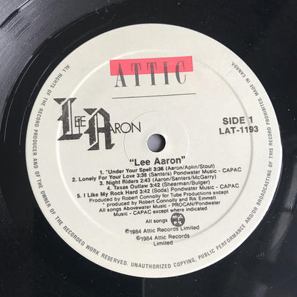 Lee Aaron : Lee Aaron (LP, Album, RE)