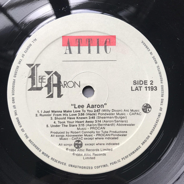 Lee Aaron : Lee Aaron (LP, Album, RE)
