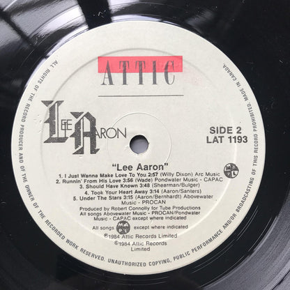 Lee Aaron : Lee Aaron (LP, Album, RE)