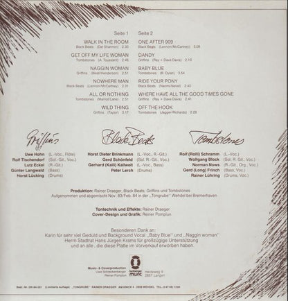 Black Beats / Tombstones (8) / Griffins (2) : Here We Go Again (LP, Ltd)