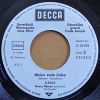 Dana (9) : Wenn Ein Mädchen Verliebt Ist / Meine Erste Liebe (7", Single, Promo)
