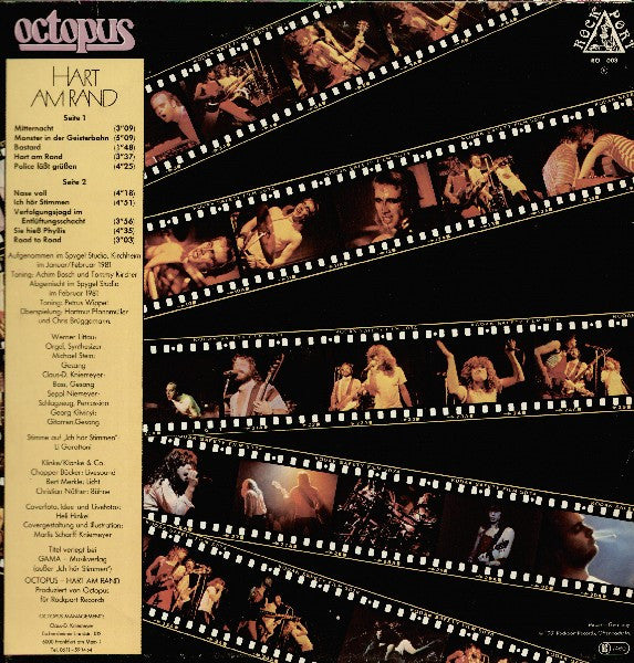Octopus (3) : Hart Am Rand (LP, Album)