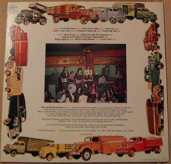 Commander Cody And His Lost Planet Airmen : Hot Licks, Cold Steel & Truckers Favorites (LP, Album)