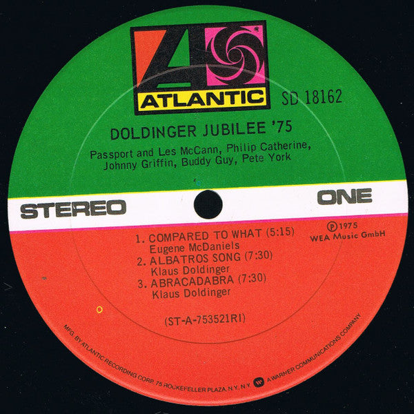Passport (2) And Les McCann, Philip Catherine, Johnny Griffin, Buddy Guy, Pete York : Doldinger Jubilee '75 (LP, Album)