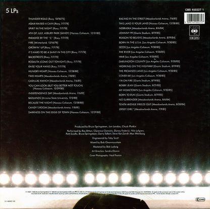 Bruce Springsteen & The E-Street Band : Live/1975-85 (5xLP, Album + Box)