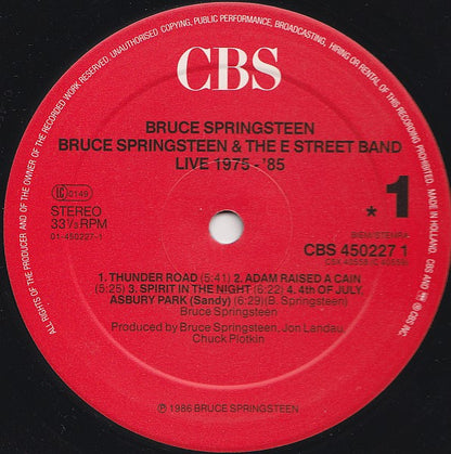 Bruce Springsteen & The E-Street Band : Live/1975-85 (5xLP, Album + Box)