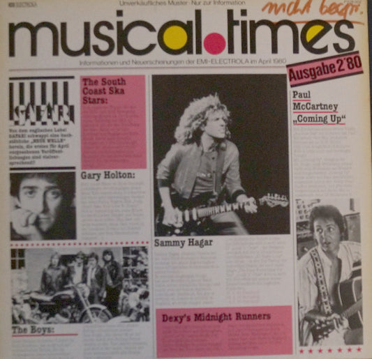 Various : Musical.Times Ausgabe 2'80 (LP, Comp, Promo, Smplr)