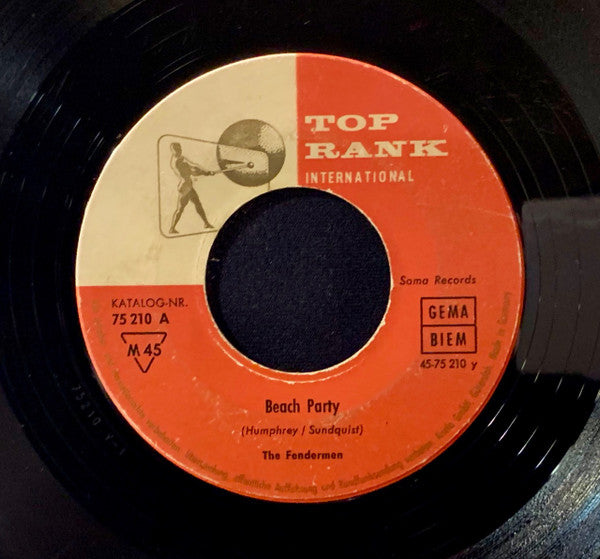 The Fendermen : Don't Ha Ha Ha / Beach Party (7", Single, Mono, RE)