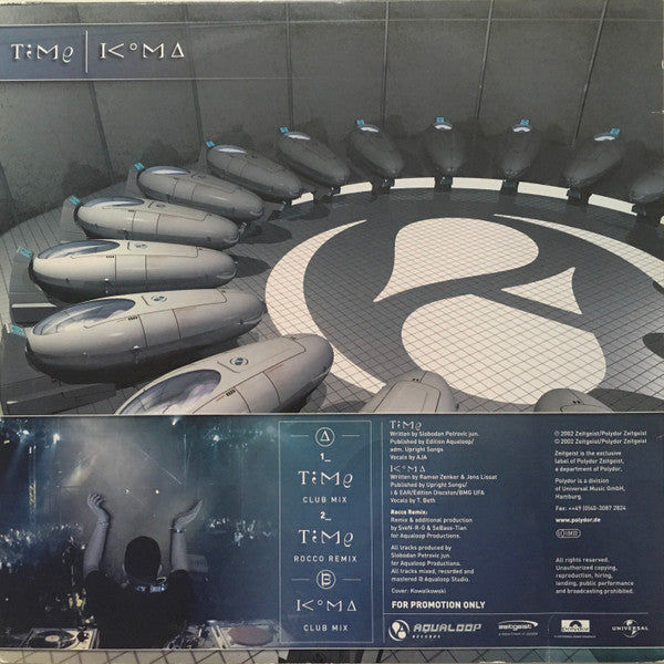 Pulsedriver : Time / Koma (12", Promo)