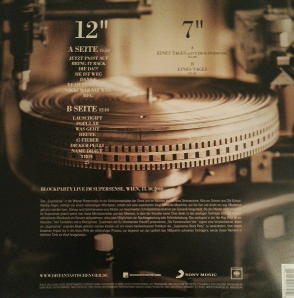 Die Fantastischen Vier : Supersense Block Party (12", 180 + 7", Single + Ltd)