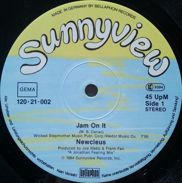 Newcleus : Jam On It (12")