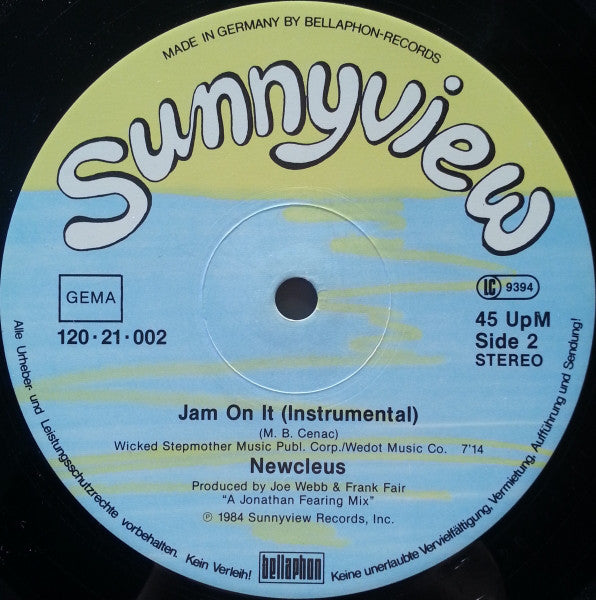 Newcleus : Jam On It (12")