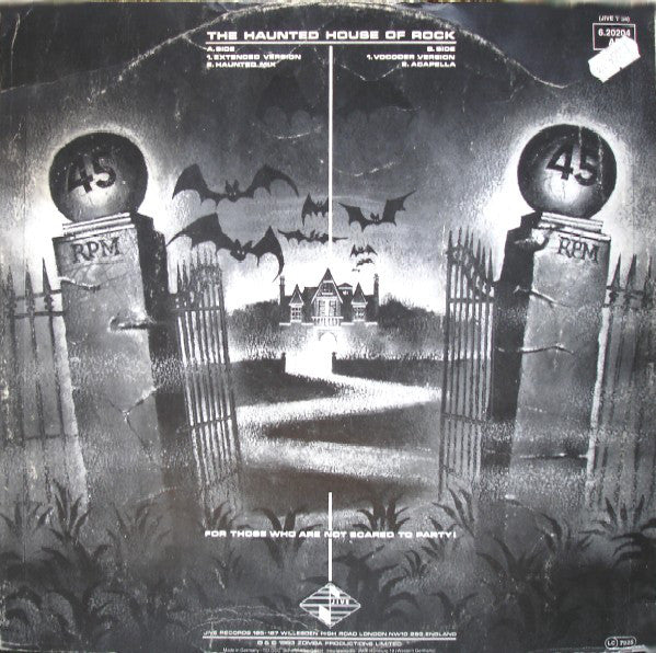 Whodini : The Haunted House Of Rock (12", Single)