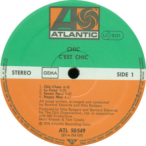 Chic : C'est Chic (LP, Album)