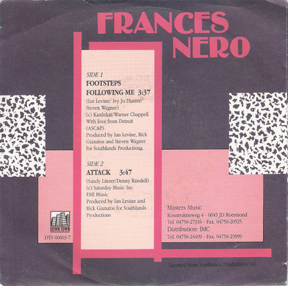 Frances Nero : Footsteps Following Me (7", Single)