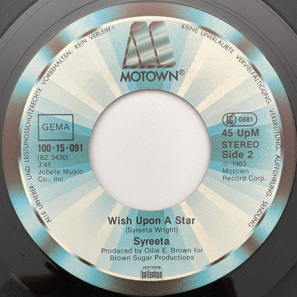 Syreeta : Forever Is Not Enough / Wish Upon A Star (7")